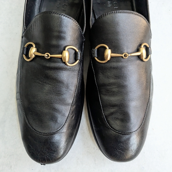 Gucci Horsebit Loafers Black Leather Men 10.5 main image 16